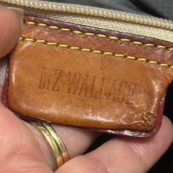 MZ Wallace Gray Quilted Backpack with Metallic Hardware - Picture 10 of 17